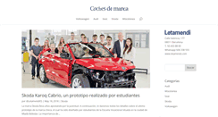 Desktop Screenshot of cochesdemarca.com