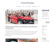 Tablet Screenshot of cochesdemarca.com